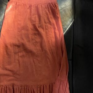 Elegant Rust Skirt